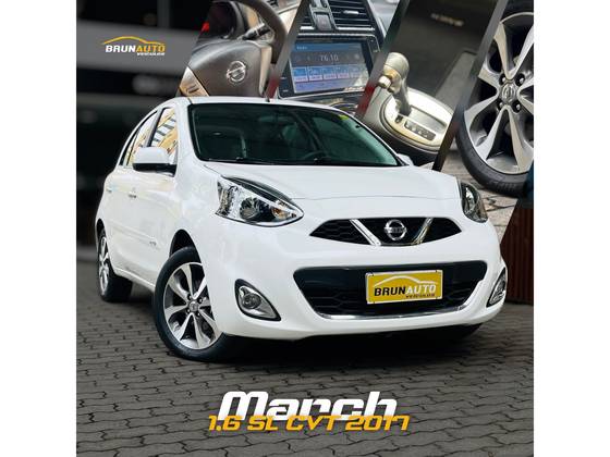 NISSAN MARCH 1.6 SL 16V FLEXSTART 4P XTRONIC NISSAN MARCH 1.6 SL 16V FLEXSTART 4P XTRONIC
